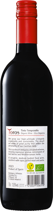 Bio Toros Tinto Tempranillo 