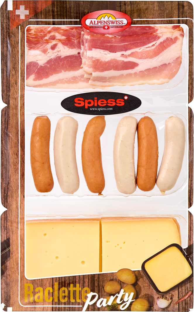 Gustav Spiess Mischplatte Raclette und Wurst