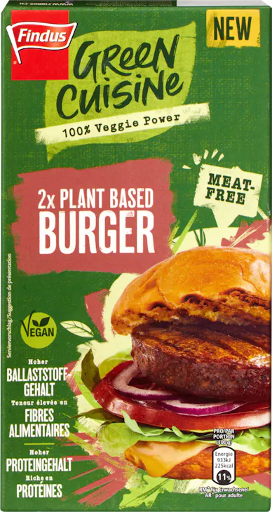 Findus Green Cuisine Burger vegan 
