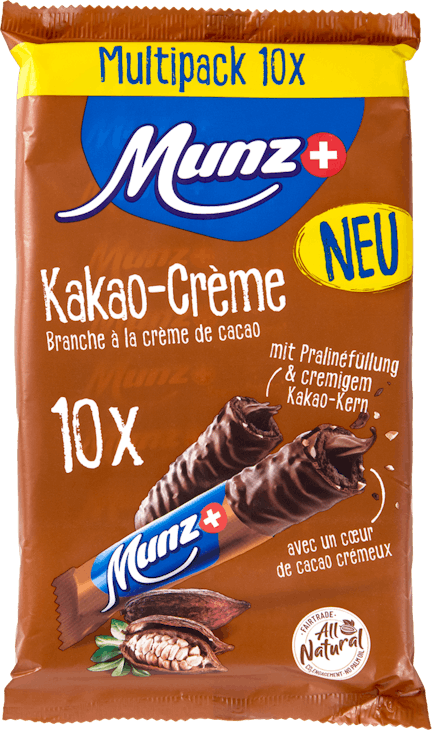 Bastoncini Crema al cacao Munz