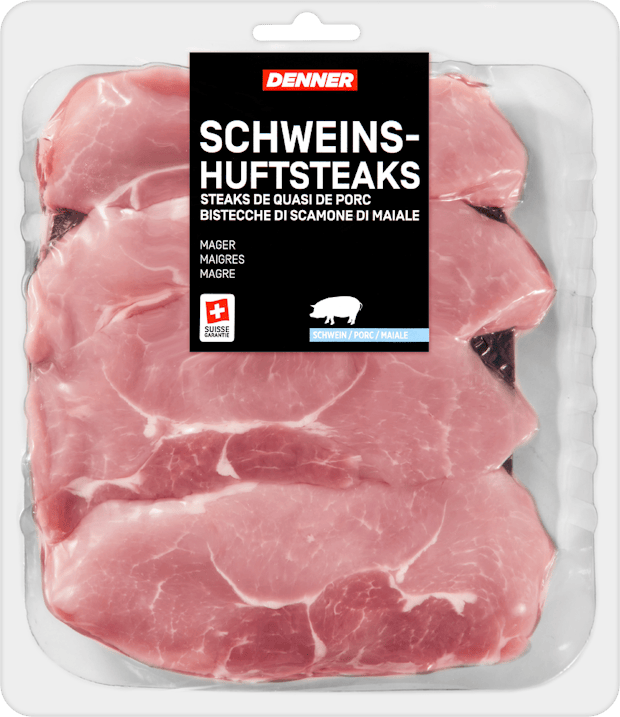 Bistecche di scamone di maiale Denner