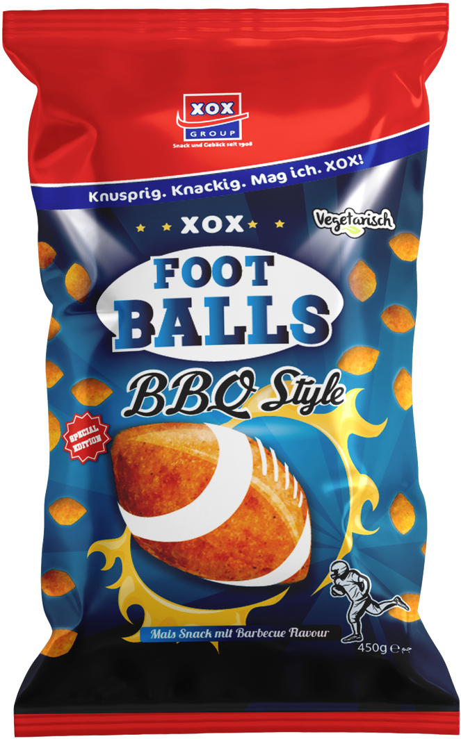 XOX Super Bowls Mais-Snack BBQ Style