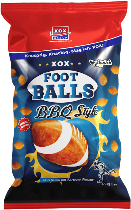 XOX Super Bowls Mais-Snack BBQ Style