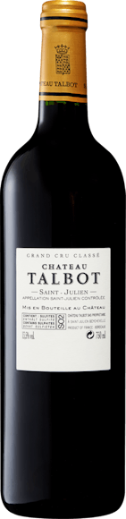 Château Talbot 4e Grand Cru Classé Saint-Julien AOC (Rückseite)