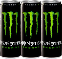 sur touts les Monster Energy Drinks en canette individuelle