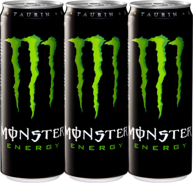 33% a partir de 3 pièces sur touts les Monster Energy Drinks en canette individuelle*