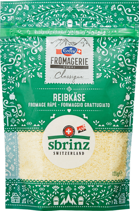 Emmi Fromagerie Reibkäse Sbrinz AOP