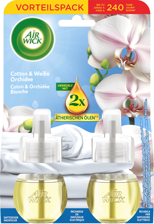 Diffuseur Coton & Orchidée Blanche Air Wick