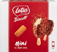 Lotus Biscoff Ice Cream Mini Sticks