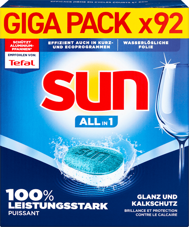 Sun All in 1 Geschirrspültabs Regular