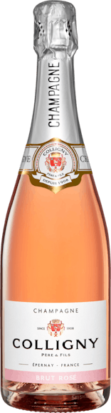 Colligny Rosé Brut Champagne AOC De face