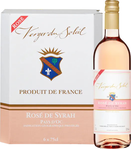 Verger du Soleil Syrah Rosé Pays d’Oc IGP