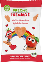 Gaufrettes cœur Pomme-Fraise bio Freche Freunde