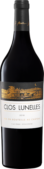 Clos Lunelles Castillon Côtes de Bordeaux AOC
 Vorderseite