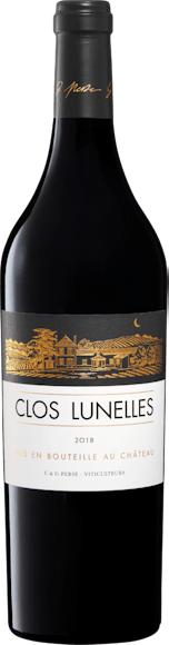 Clos Lunelles Castillon Côtes de Bordeaux AOC
 De face