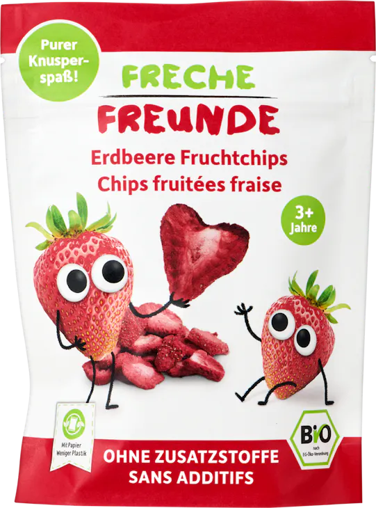 Chips fruitées fraise bio Freche Freunde