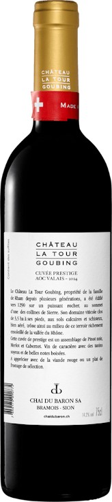Château La Tour Goubing Cuvée Prestige Rouge Fleur de Clos AOC Valais