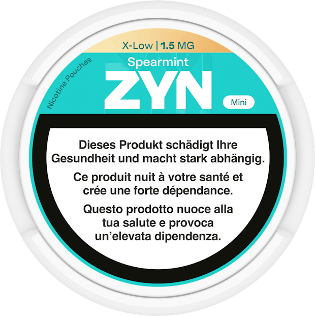 Snus Mini Spearmint X-Low Zyn