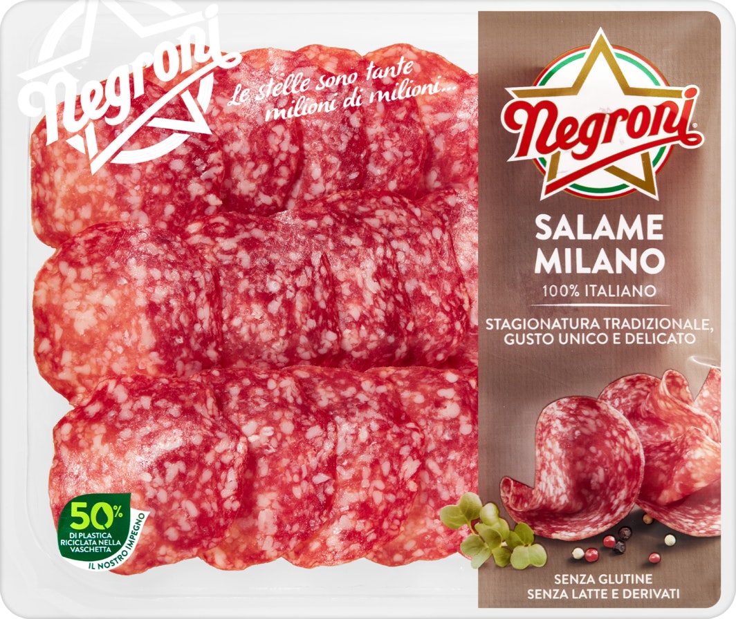 Salami Milano Montorsi Viande charcuterie poisson