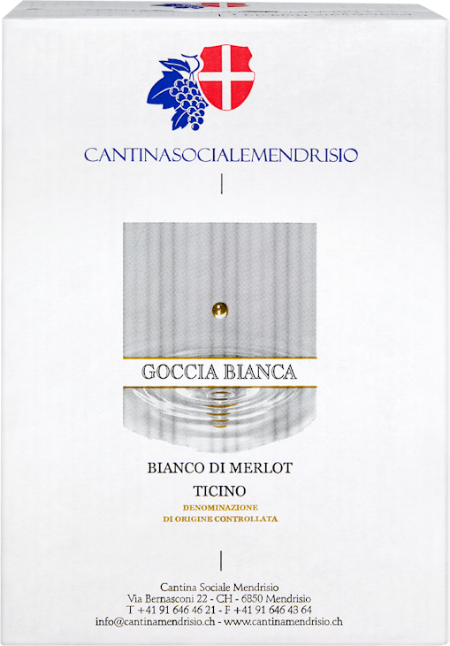Goccia Bianca Bianco di Merlot del Ticino DOC
