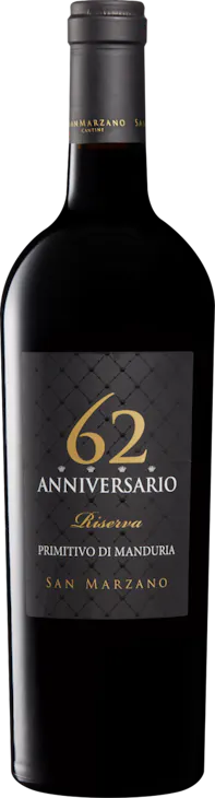 Cantine San Marzano 62 Anniversario Primitivo di Manduria DOP Riserva