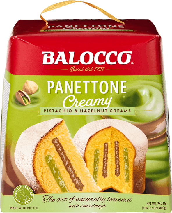 Panettone Creamy Pistacchio & Nocciola Balocco 