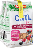 Muesli croquant Baies des bois c.m.plus familia