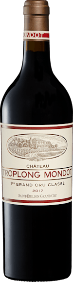 Château Troplong Mondot 1er Grand Cru Classé B Saint-Emilion AOC De face