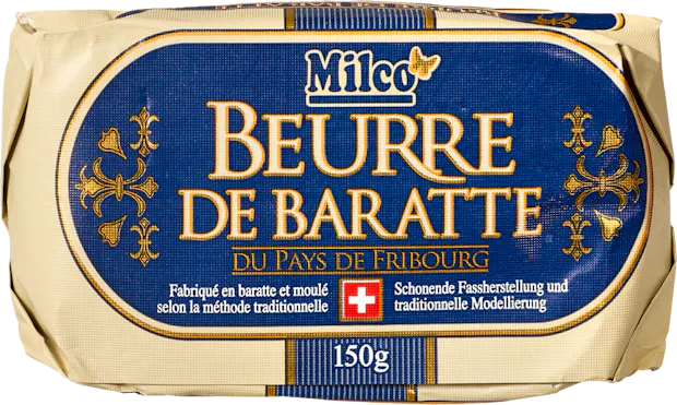 Milco Beurre de Baratte du pays de Fribourg 