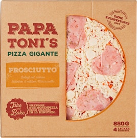 Pizza gigante Prosciutto e Mozzarella Papa Toni's Pizza gigante Prosciutto e Mozzarella Papa Toni's