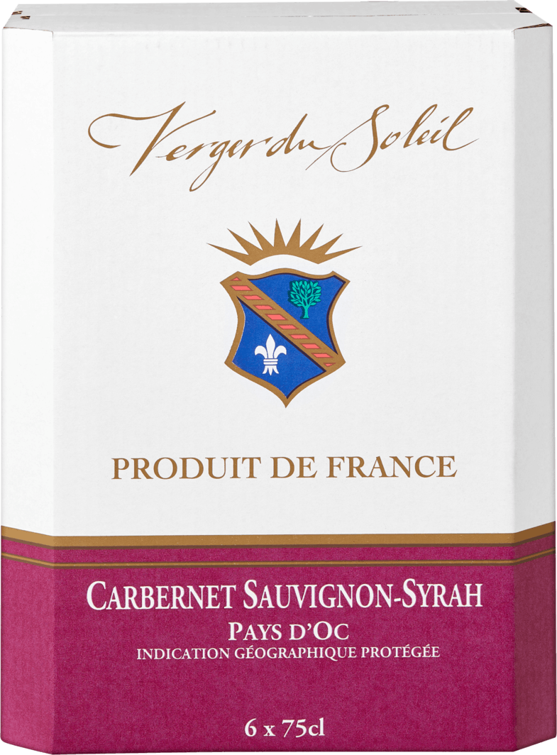 Verger du d\'Oc 6 Weinshop Sauvignon/Syrah Denner cl Soleil 75 à Cabernet Pays Flaschen - IGP 