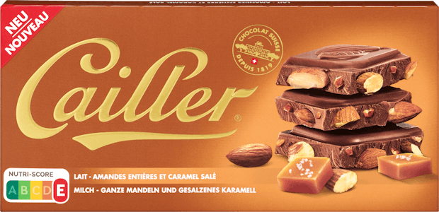 Cailler Tafelschokolade Caramel & Almond 200