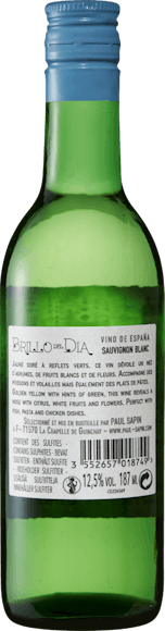 Brillo del Dia Sauvignon Blanc  (Rückseite)