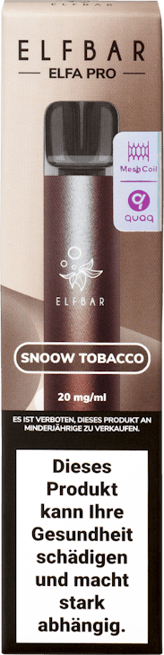 Elfbar Elfa Pro Pods Snoow Tobacco 