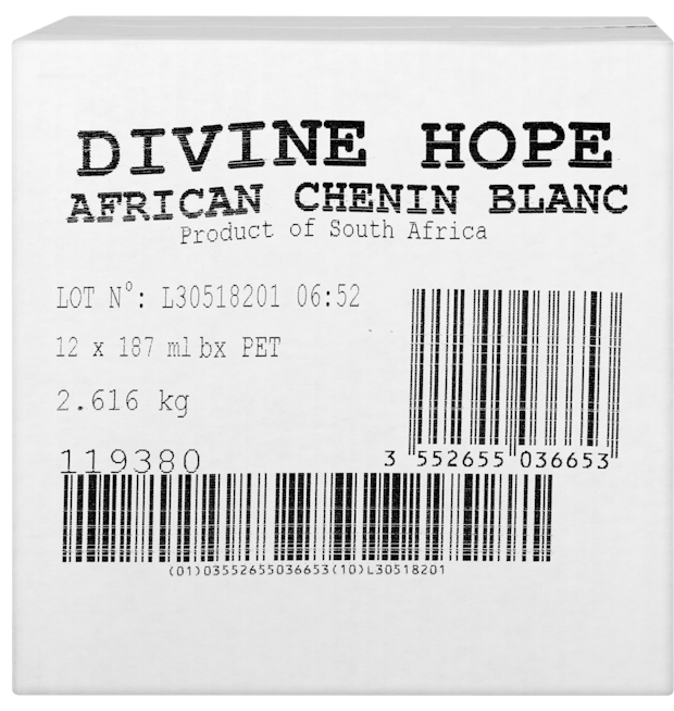 Divine Hope Chenin Blanc Western Cape PET