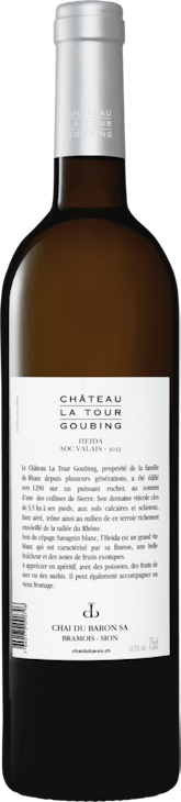 Château La Tour Goubing Heida Fleur de Clos AOC Valais