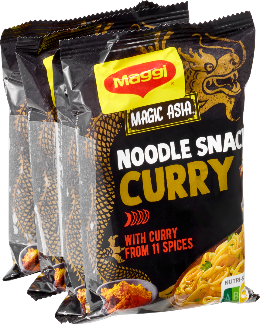 Maggi Magic Asia Noodle Snack Curry