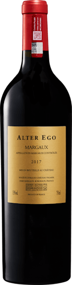 Alter Ego 2ème vin de Château Palmer Margaux AOC (Face arrière)