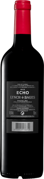 Echo de Lynch-Bages Pauillac AOC
 (Rückseite)