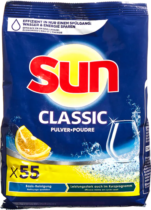 Sun Geschirrspülpulver Classic Lemon