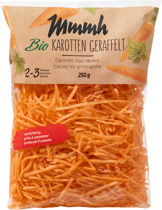 Mmmh Bio Carottes râpées
