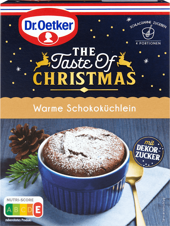 Tortine calde al cioccolato Dr. Oetker