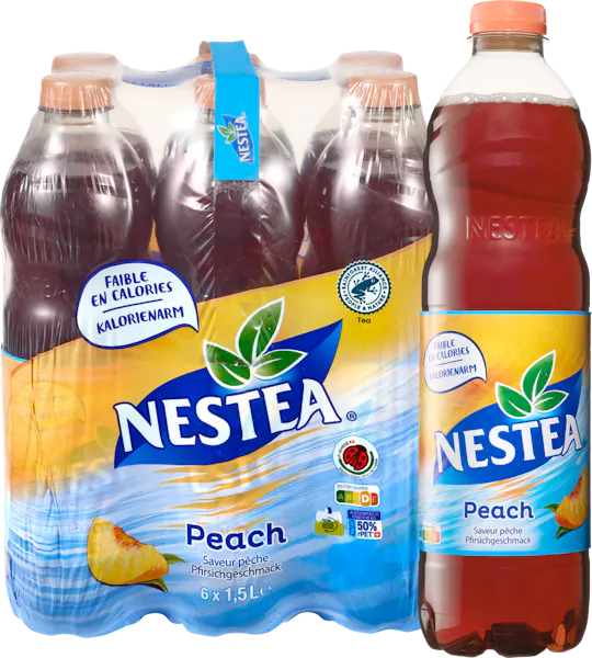 Nestea Tè nero alla pesca 6x1.5l