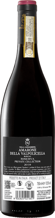 Villa Annaberta Private Collection Amarone della Valpolicella DOCG Riserva