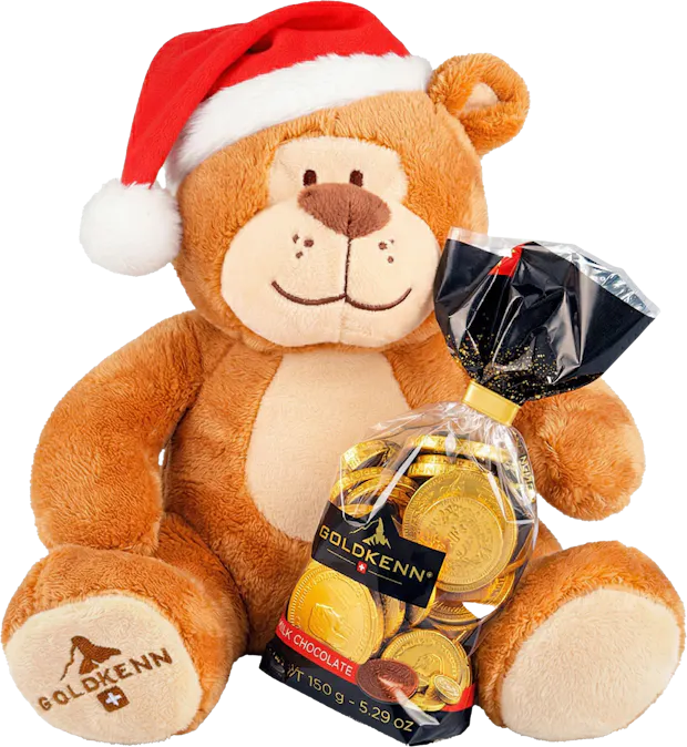 Goldkenn Weihnachtsbär