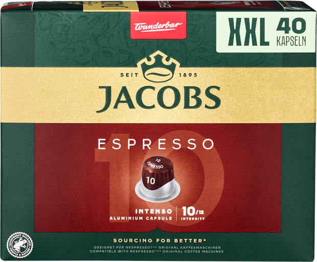 Jacobs Kaffeekapseln Espresso 10 Intenso