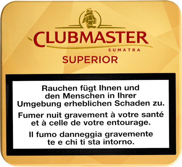Cigarillos Superior Sumatra Gold Clubmaster