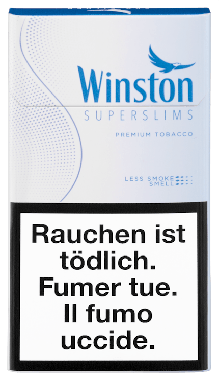 Winston Super Slims Silver