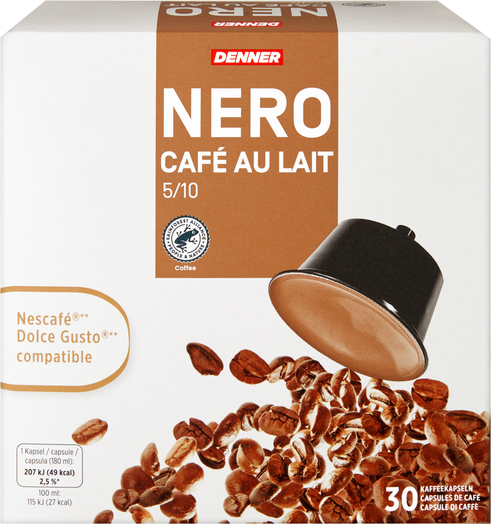 Denner NERO Café Au Lait - Kaffee Tee Kakao - Aktionen Bei...