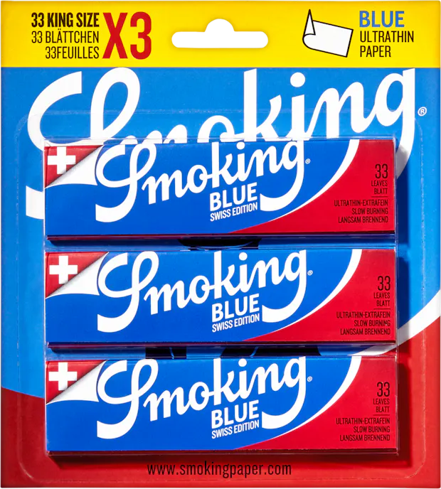 Cartina per sigarette Smoking Blue King Size 